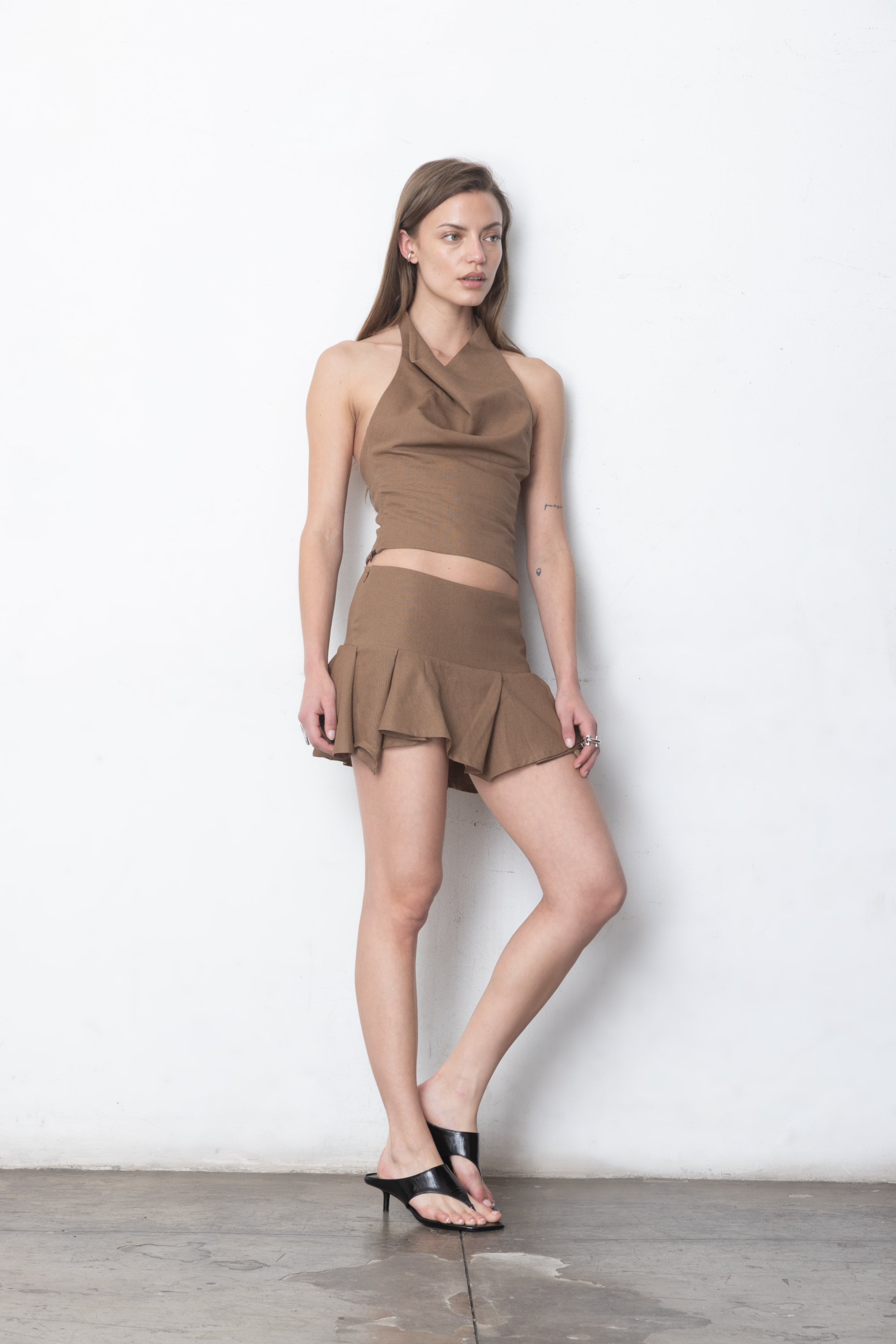 MINI SKIRT 04 LATTE