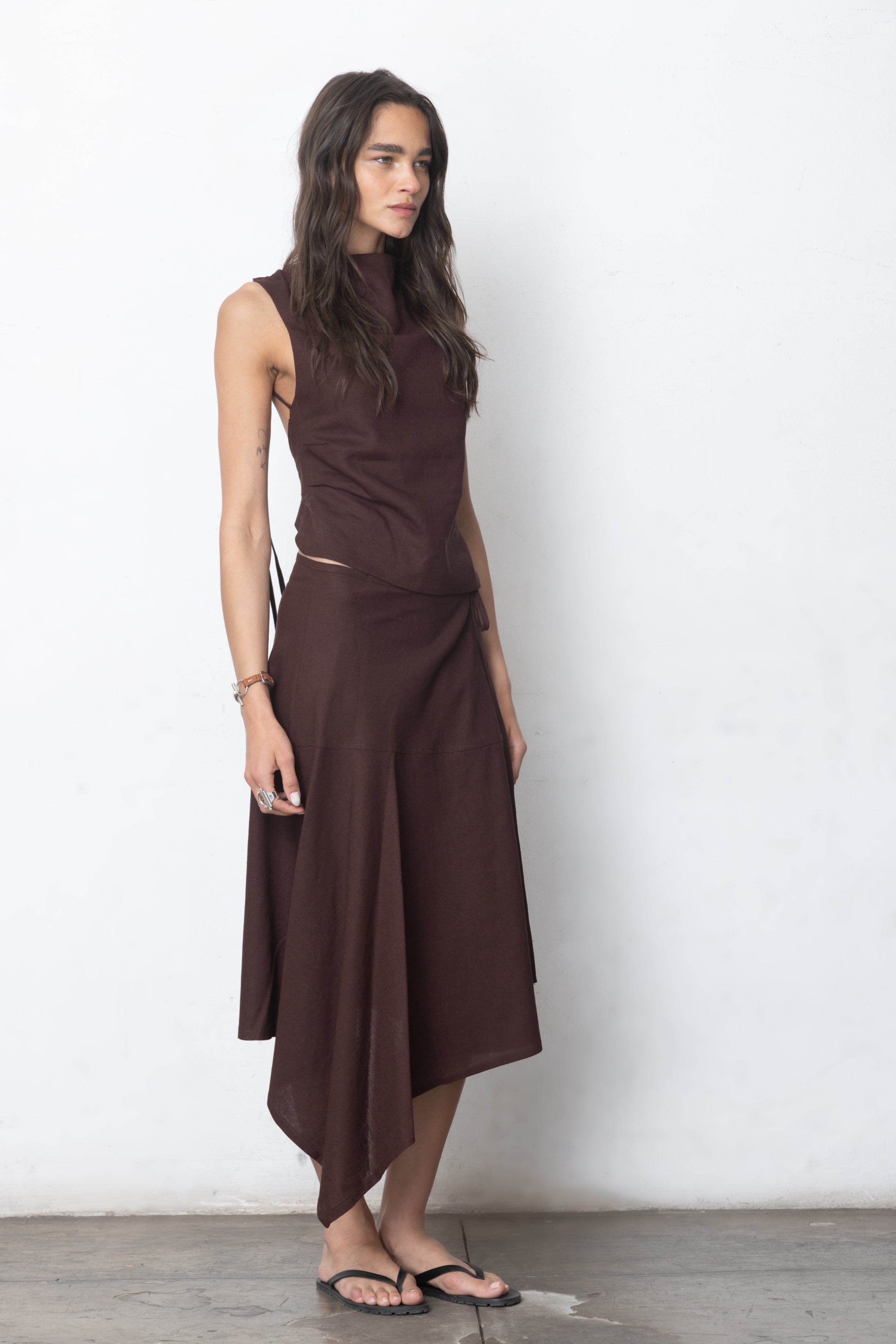 SKIRT 02 CAFÉ MORO
