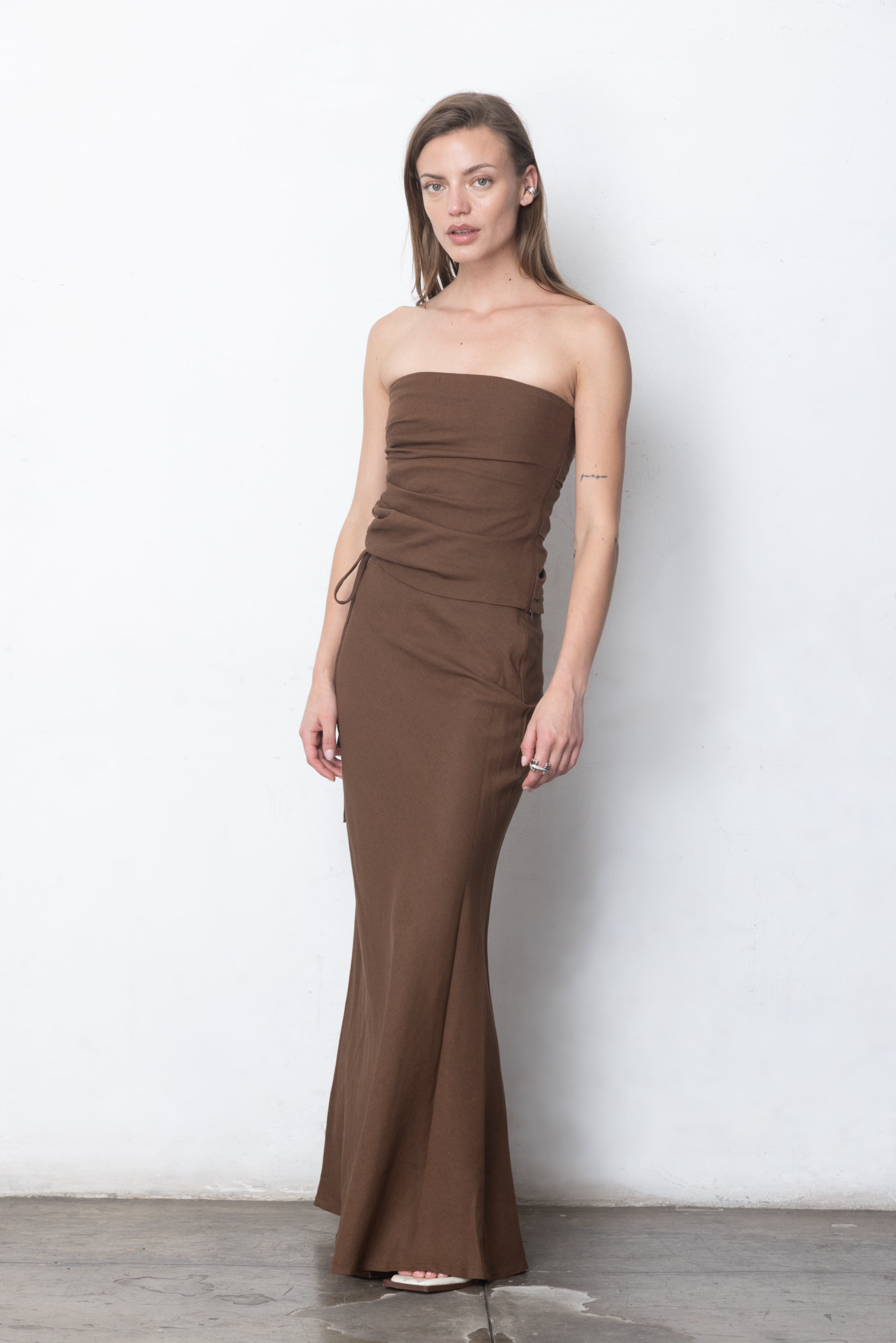 SKIRT 03 CAFÉ