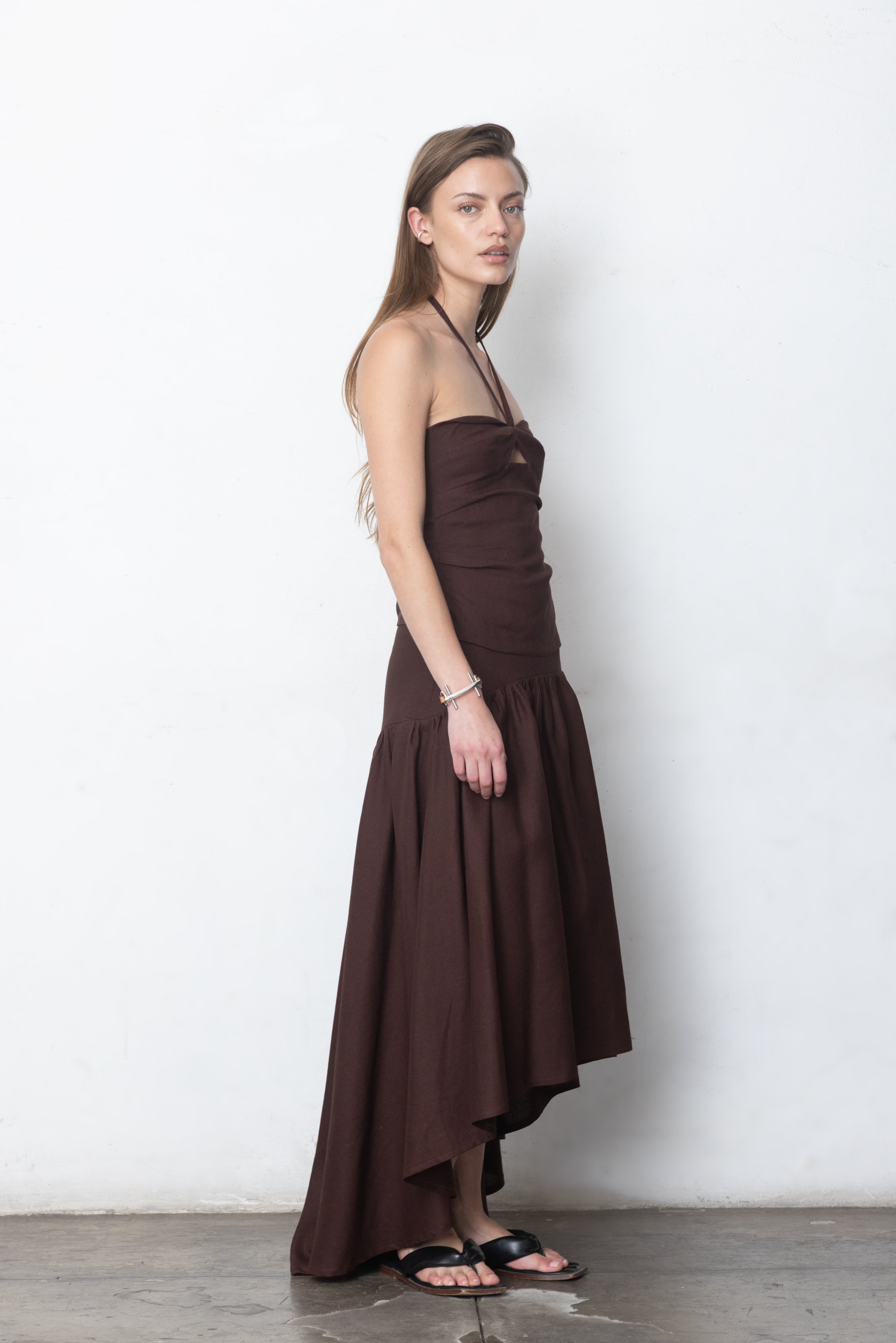 SKIRT 01 CAFÉ MORO