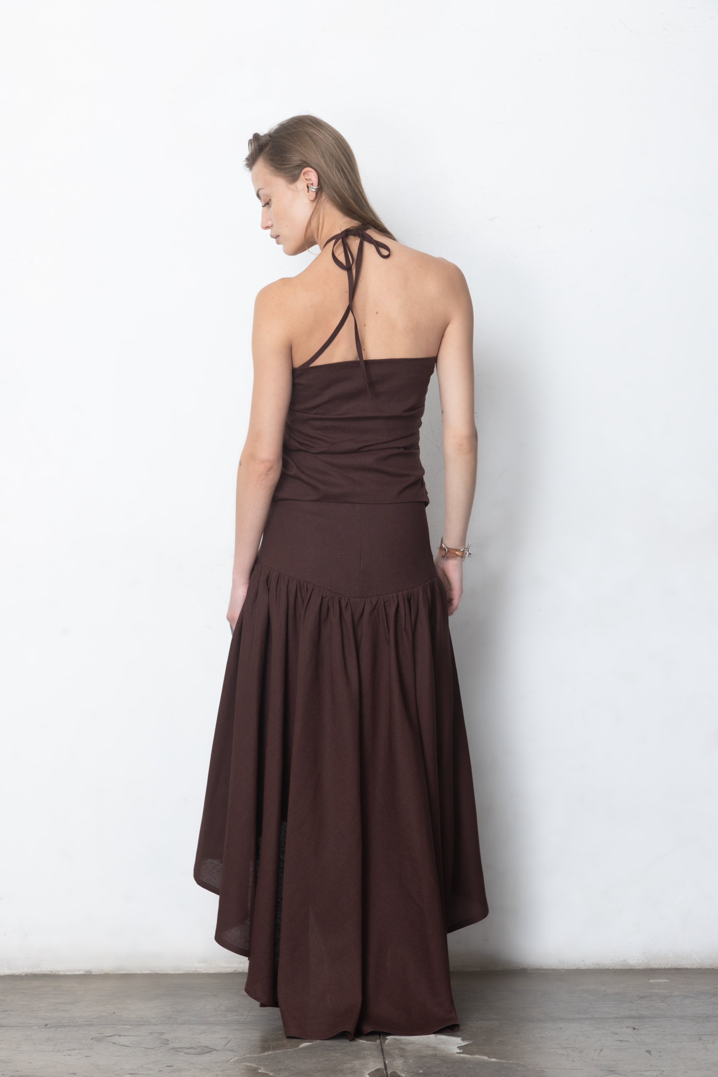 SKIRT 01 CAFÉ MORO