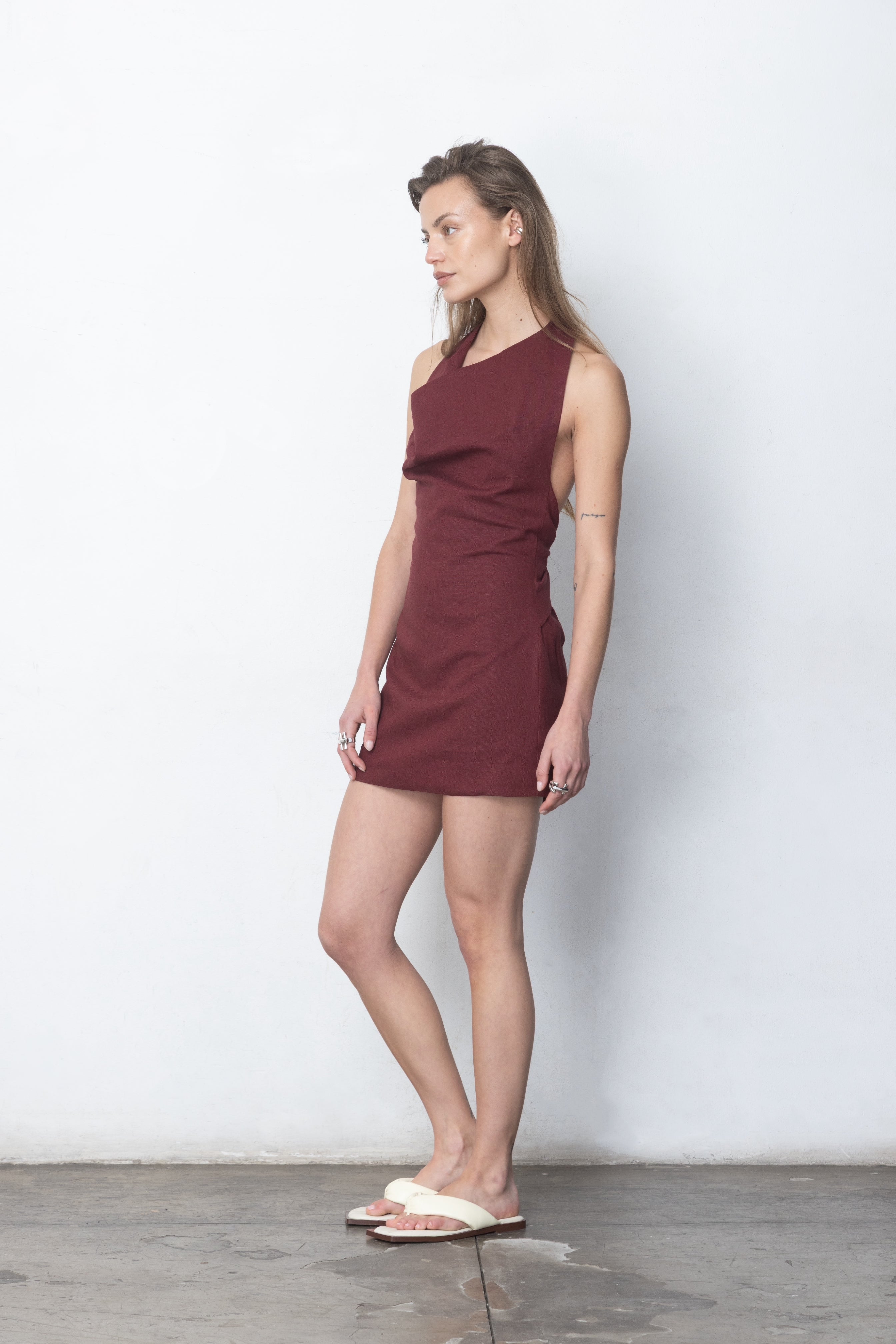 MINI DRESS 05 VINO