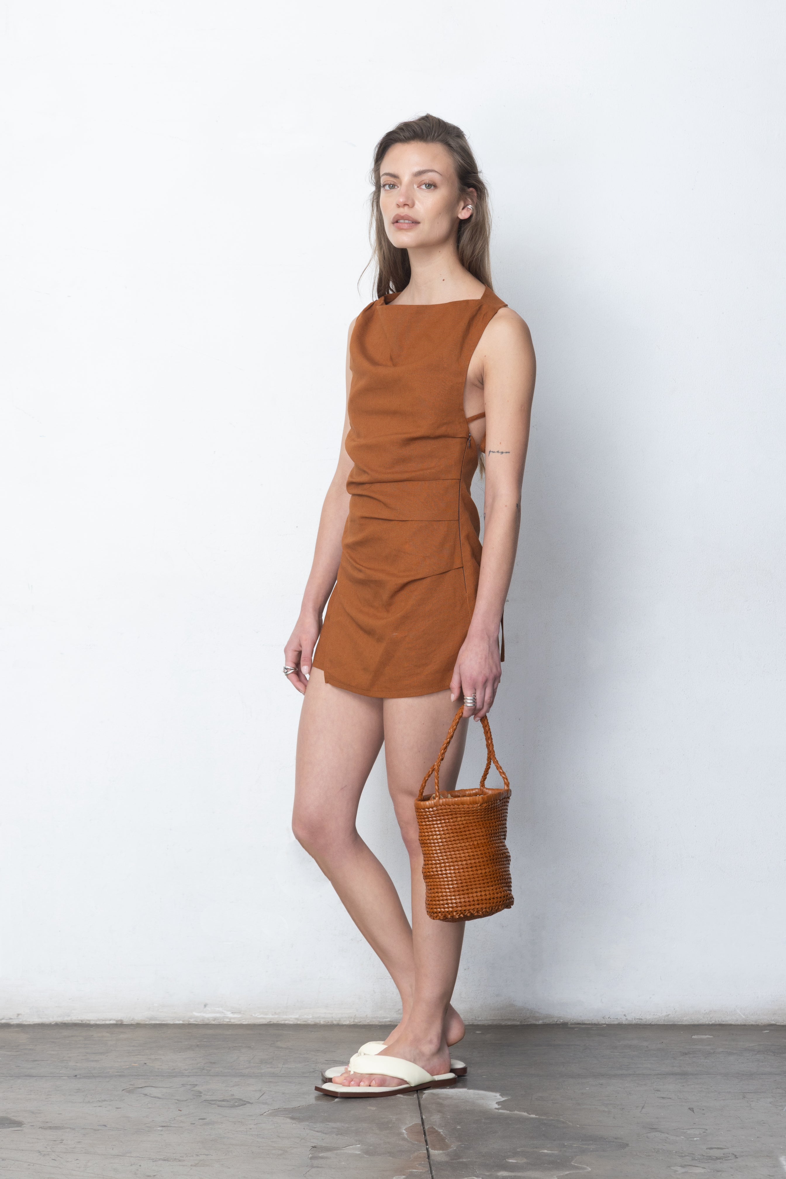 MINI DRESS 06 ARCILLA